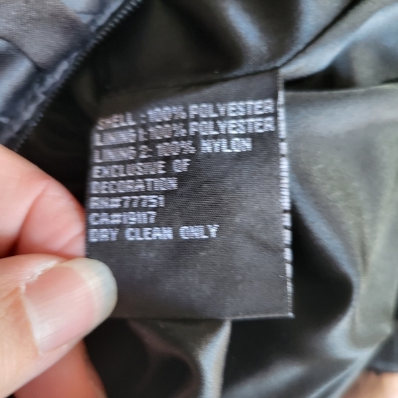 Betsey Johnson Black Strapless Bubble Hem Formal Dress size 4 - Picture 9 of 10